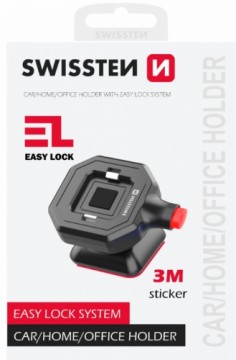 Swissten EASY LOCK Holder for mobile phone Car / Home / Office / 4" - 6.8"