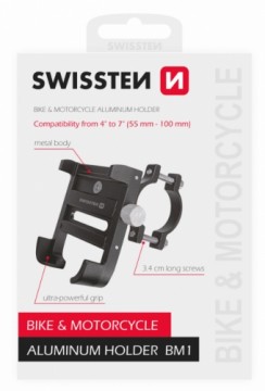 Swissten BM1 Bike holder For Mobile 4-7"