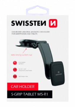 Swissten S-GRIP-M5-R1 Premium Universāls Turētājs ar Magnētu Auto Panelim