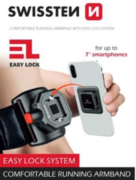 Swissten EASY LOCK  Armband 4" - 6.8"