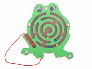 RoGer Magnetic Ball Labyrinth with LED sound Frog Green