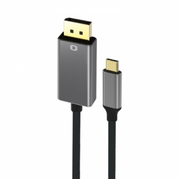 RoGer Кабель USB-C на DisplayPort 4K@60Hz / 1.8м / Серый