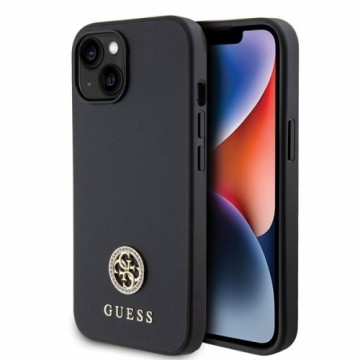 Guess Strass Metal Logo Back Case for Apple iPhone 15 Plus