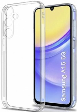 Mocco Ultra Back Case 1 mm Aizmugurējais Silikona Apvalks Priekš Samsung Galaxy A15 5G Caurspīdīgs