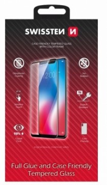 Swissten Full Face Tempered Glass Samsung Galaxy A52 4G / A52 5G / A52S 5G Black