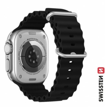 Swissten Marine Silikona Siksniņa priekš Apple Watch 42 / 44 / 45 / 49 mm