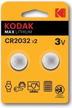 Kodak Lithium CR2032 / 3V Batteries (2pcs)