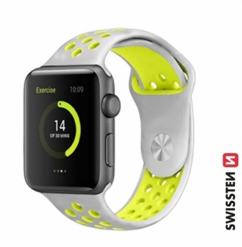 Swissten Sport Силиконовый Pемешок для Apple Watch 38 / 40 mm