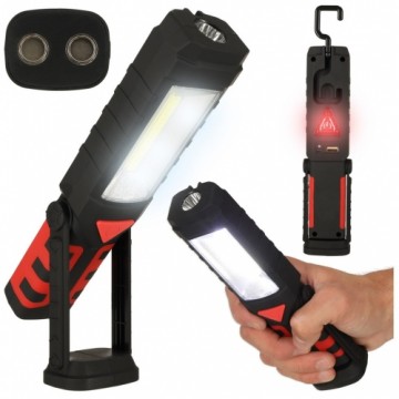 RoGer 3in1 Flashlight USB / COB / 1200 mAh / 200 lm