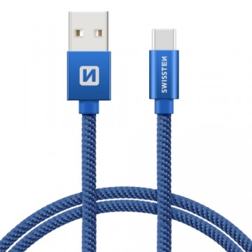 Swissten Textile Universal Quick Charge 3.1 USB-C Data and Charging Cable 1.2m