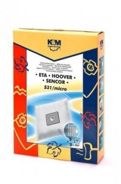 K&M Одноразовые мешки для пылесосов SENCOR / ETA / HOOVER (4шт)