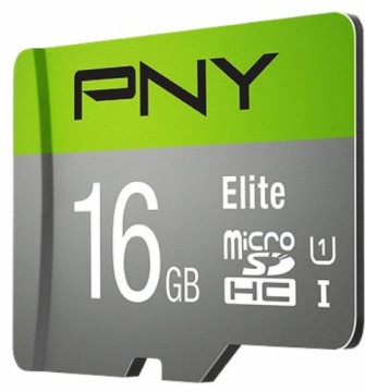 PNY Elite microSDHC Memory Card 16GB UHS-I Class 10