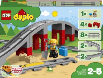 LEGO Duplo 10872 Train Tracks and Viaduct Constructor