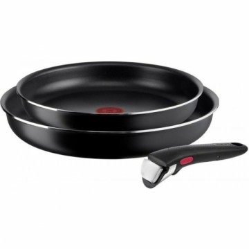 Pannu komplekts Tefal L1539143 Melns Alumīnijs 3 Daudzums 2 gb. Ø 24 cm Ø 28 cm