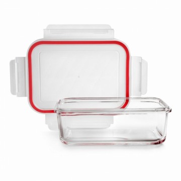 Food Preservation Container Ibili 754709 Borosilicate Glass 900 ml 13,5 x 18,2 x 6,3 cm