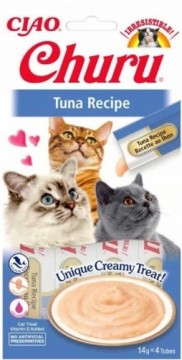 INABA Churu Tuna Recipe - cat treats - 4x14 g