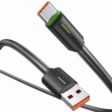 USAMS Kabel USB-C 3A YU Series 1m USB-C|USB-C czarny|black SJ732USB01 (US-SJ732 )