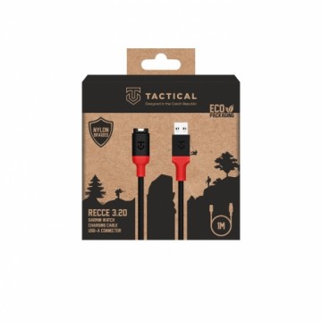 Tactical Recce 3:20 cable for Garmin USB-A Black|Red