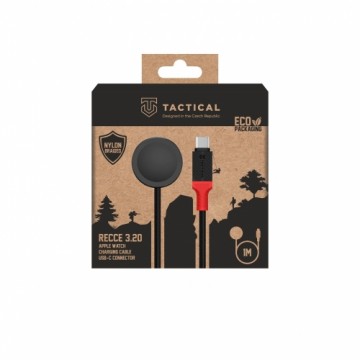 Tactical Recce 3:20 cable for Apple Watch Black|Red