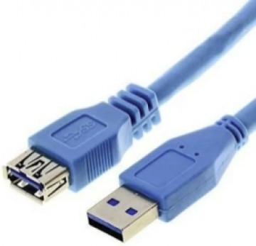 Kabelis Brackton USB-A Male - USB Micro B Male 3m Blue