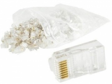 Gembird RJ45 8P8C LAN plug 6u gold plated 50 pcs