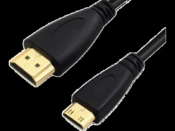 Kabelis Brackton HDMI Male - mini HDMI Male 1.5m Black