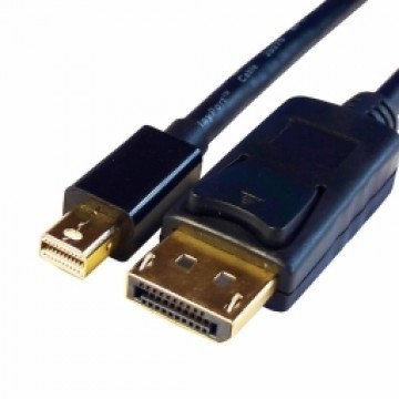 Brackton mini DisplayPort Male - DisplayPort Male 1m Black 4K