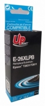 Tintes kārtridžš UPrint Epson 26XLPB T2631|T2611 Photo Black