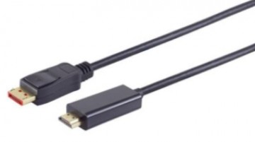 Kabelis Brackton DisplayPort Male - HDMI Male 1.0m Black