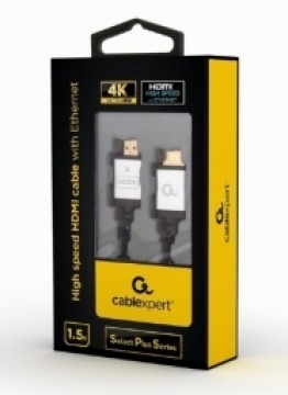 Gembird Select Series Plus HDMI Male - HDMI Male 1m Durable