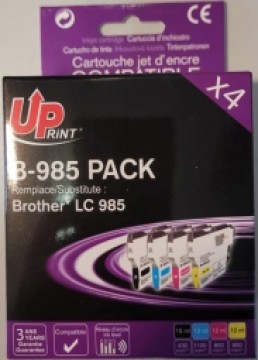 UPrint Brother LC985 4 Pack BK | C| M| Y