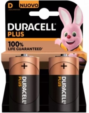 Baterija Duracell D2 Basic Alkaline 2 Pack