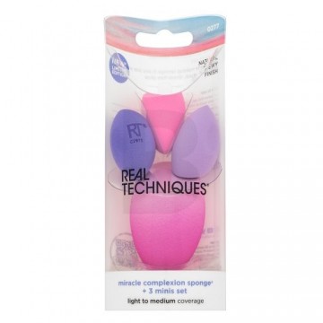 Real Techniques Miracle Complexion Sponge + 3 Minis Makeup Sponge Set