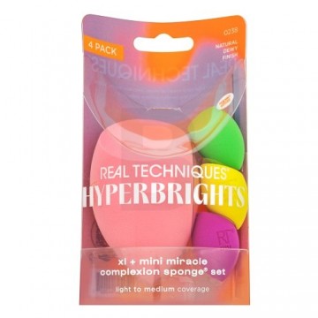 Real Techniques Hyperbrights XL + Mini Miracle Complexion sūkļa komplekts