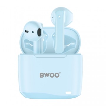 BWOO wireless TWS earphones BW94-BU blue