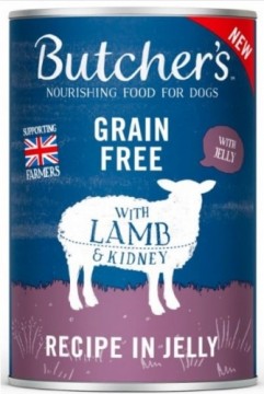 Canned food for dogs : Butchers DOG Original Recipe with lamb in Jelly 400g