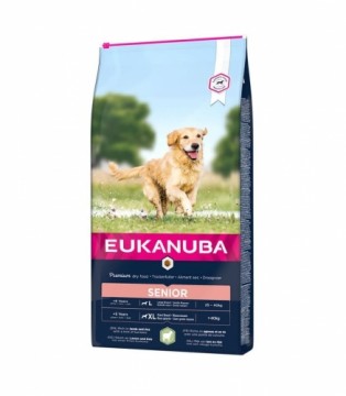 Dry food for dogs - Eukanuba Senior Large Lamb and Rice, 12 kg