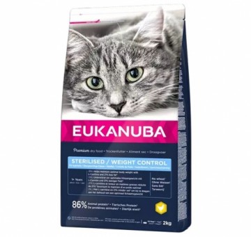 Dry food for cats - Eukanuba CAT Adult STERILISED | WEIGHT CONTROL Chicken 2KG