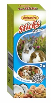 Placek Papildbarība grauzējiem – Avicentra Sticks nutty for big rodents 2*60gr