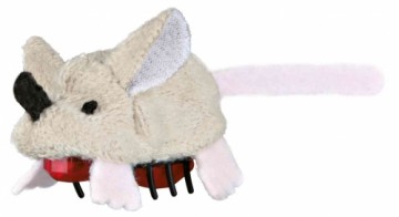 Rotaļlieta kaķiem : Trixie Running Mouse, Plush 5,5 cm.