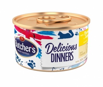 Canned cat food - Butchers WCC Classic DD chicken|turkey mousse 85g