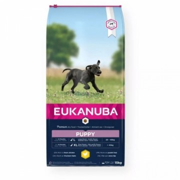 Сухой корм для щенков - Eukanuba Puppy Large Breed Chicken, 15 кг