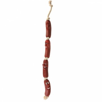 Rotaļlieta suņiem : Trixie Snack toy Sausage chain of 4 with sound 75cm