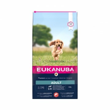 Dry food for dogs - Eukanuba Adult Small and Medium Salmon, 12 kg