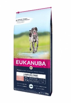 Sausa barība suņiem - Eukanuba Senior Large Grain Free ocean fish, 12 kg