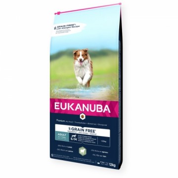 Сухой корм для собак - Eukanuba Adult Small and Medium Grain Free Lamb, 12 кг