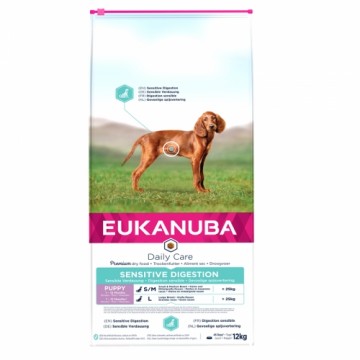 Сухой корм для щенков - Eukanuba Puppy ALL Sensitive Digestion, 12 кг