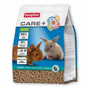 Bar­ība trušiem - Beaphar CARE+RABBIT JUNIOR 1.5 kg