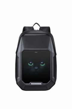 Divoom   Cyber bag Premium Weather proof with Led Pixel Art Display&App Control Black