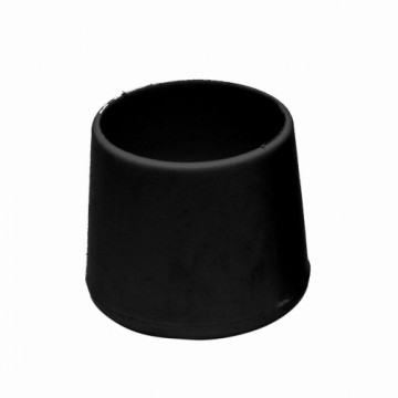 Ferrule/Terminal plug Micel CNT07 Black Natural rubber Circular Ø 32 x 32 mm (25 Units)